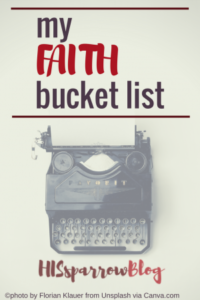Read more about the article My Faith Bucket List