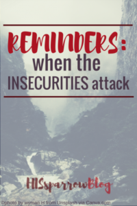 Read more about the article Reminders: When the Insecurities Attack