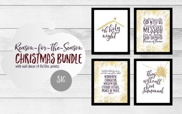 Reason-for-the-Season Christmas Printables Bundle