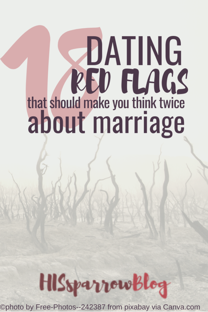 18 Dating Red Flags That Should Make You Think Twice About Marriage | HISsparrowBlog