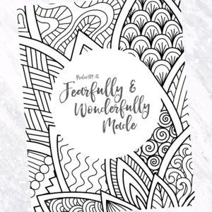 Who I Am in Christ Scripture Coloring Pages