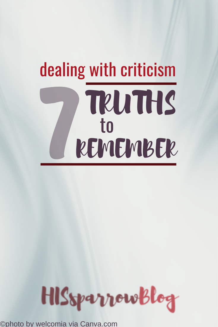 Read more about the article Dealing with Criticism: 7 Truths to Remember
