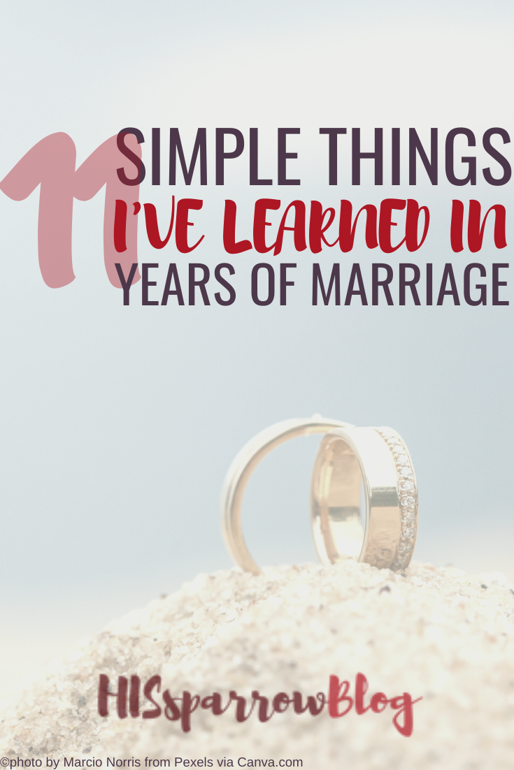 Read more about the article 11 Simple Things I’ve Learned in 11 Years of Marriage