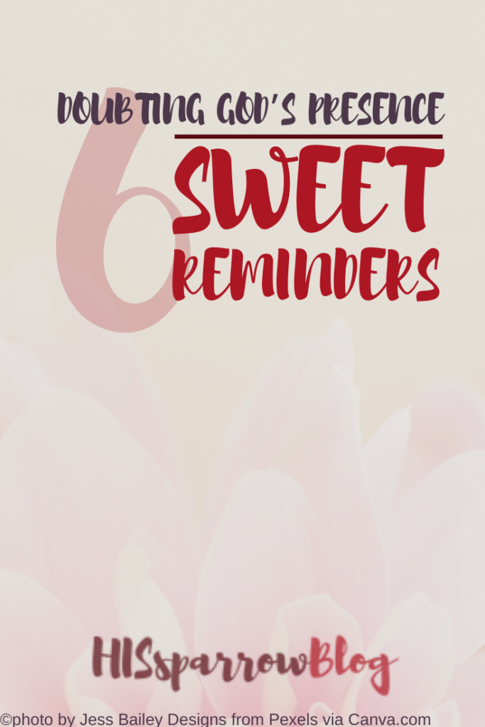 Doubting God's Presence 6 Sweet Reminders | HISsparrowBlog