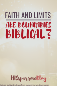 Read more about the article Faith and Limits: Are Boundaries Biblical?